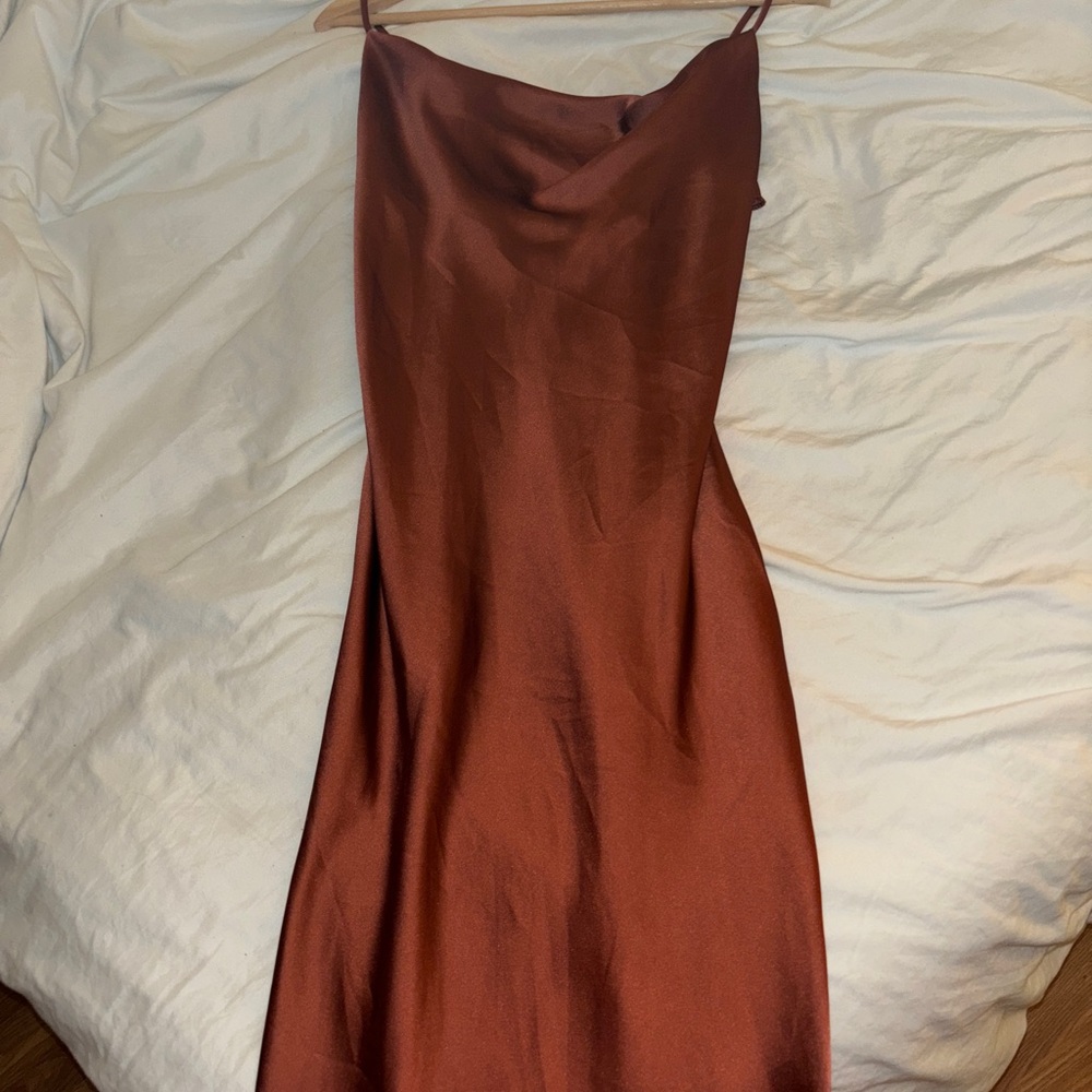Petal and pup rust dress